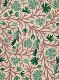 BIRDS CARPET ROUND  by Tikau (Green)