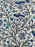 2-LAATU nro 2 / BIRDS CARPET BLUE by Tikau (125x180cm)