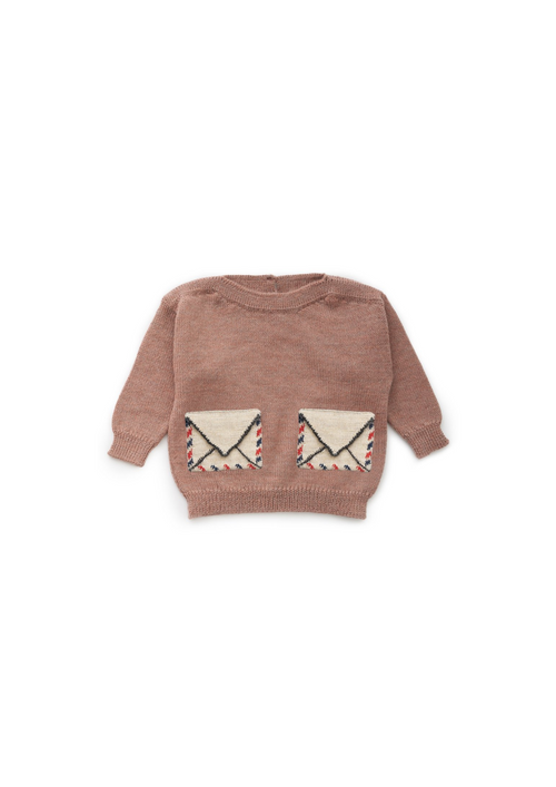 ENVELOPE POCKET SWEATER by Oeuf