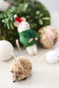 BRUSH HEDGEHOG ORNAMENT by Afroart