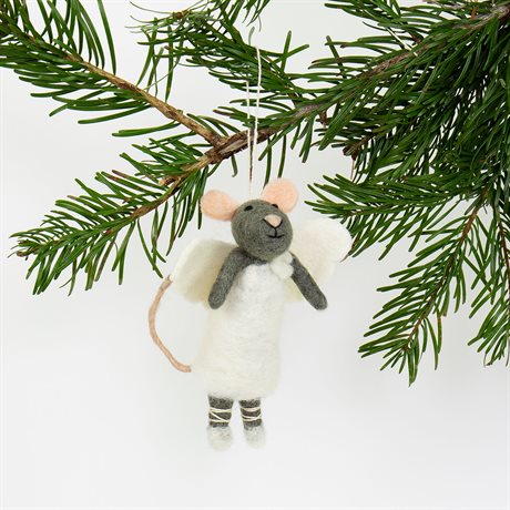 MOUSE ANGEL ORNAMENT by Afroart