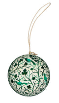 Christmas ornament bauble (Green birds)